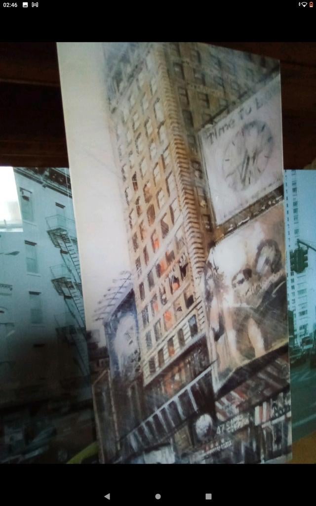 Tableau new York Plexiglas, Antiquités & Art, Art | Peinture | Abstraite, Enlèvement
