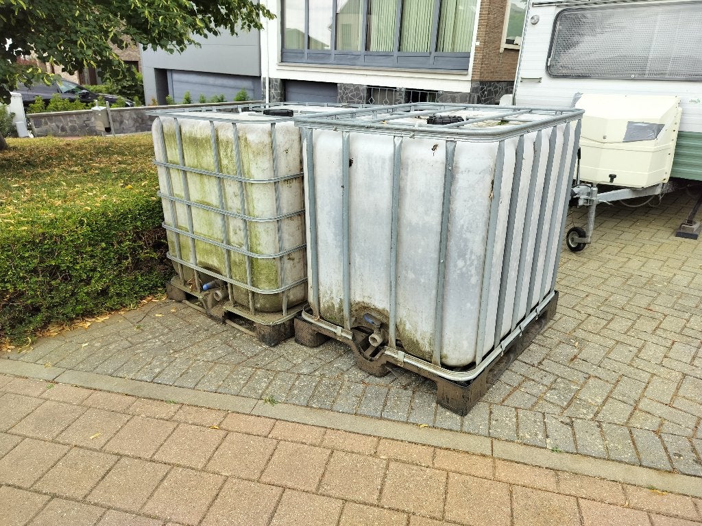 Regenton/ IBC-tank, Tuin en Terras, Regentonnen, 150 liter of meer, Ophalen, Zo goed als nieuw, Kunststof