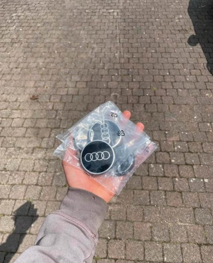 Wielnaafdoppen voor Audi, Auto-onderdelen, Banden en Velgen, Ophalen of Verzenden, Velg(en)