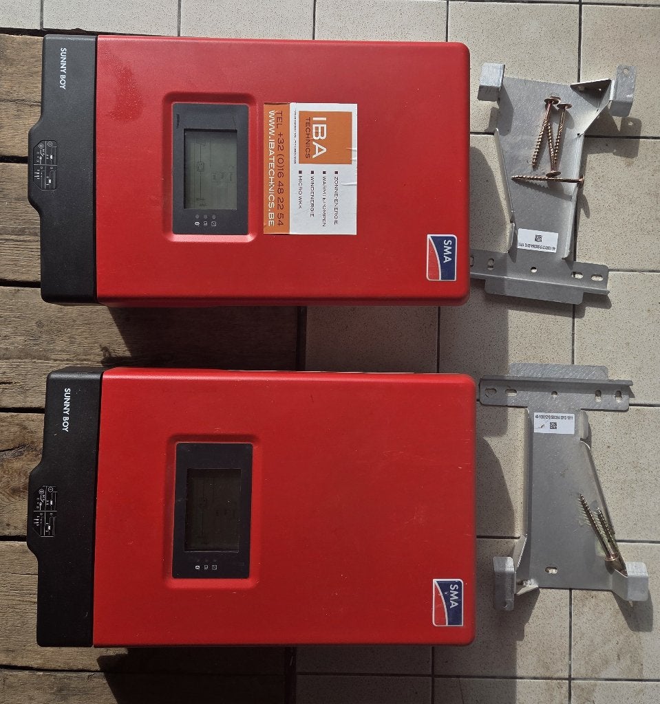 Omvormers SMA Sunny Boy 3000 + Sunny Beam, Doe-het-zelf en Bouw, Zonnepanelen en Toebehoren, Ophalen, Gebruikt, Compleet systeem