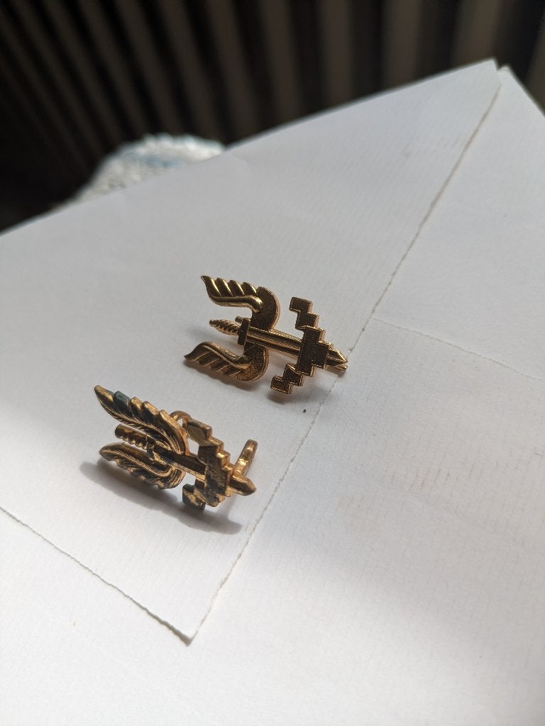 Schouderkenteken1 para, Verzamelen, Militaria | Algemeen, Ophalen of Verzenden, Landmacht, Embleem of Badge