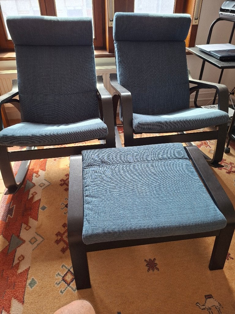 schommelstoelen, Huis en Inrichting, Stoelen, Ophalen, Hout, Gebruikt, Twee