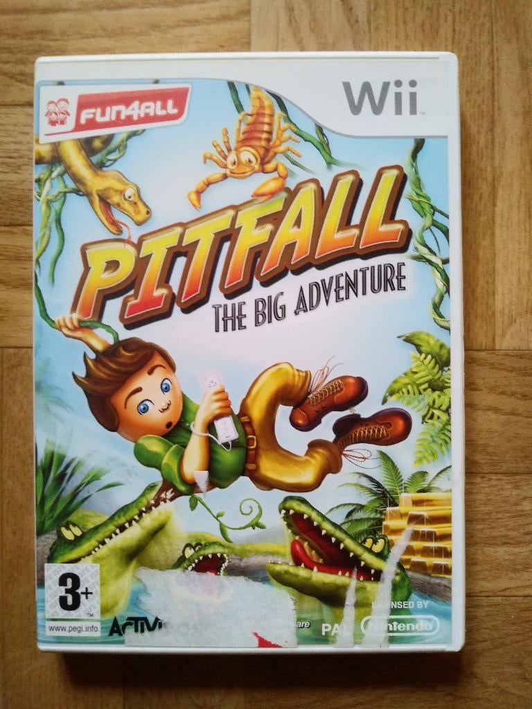 Pitfall : The Big Adventure pour Wii ou Wii U, Enlèvement ou Envoi, 1 joueur, Aventure et Action, À partir de 3 ans
