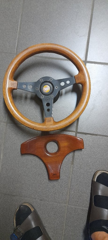 Volant en bois., Enlèvement, Utilisé, Fiat