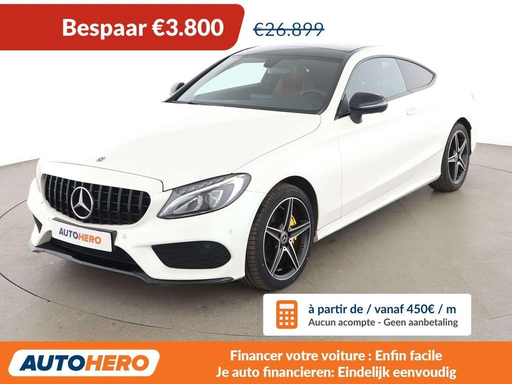Mercedes-Benz C-Klasse 220 C 220 d AMG Line (bj 2017), Auto's, Mercedes-Benz, Automaat, 4 zetels, Achterwielaandrijving, Wit