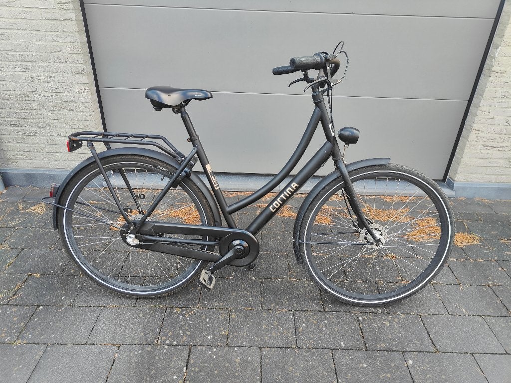 Damesfiets Cortina U1 Maat M/L, Ophalen, Versnellingen, Trommelrem, 53 tot 56 cm