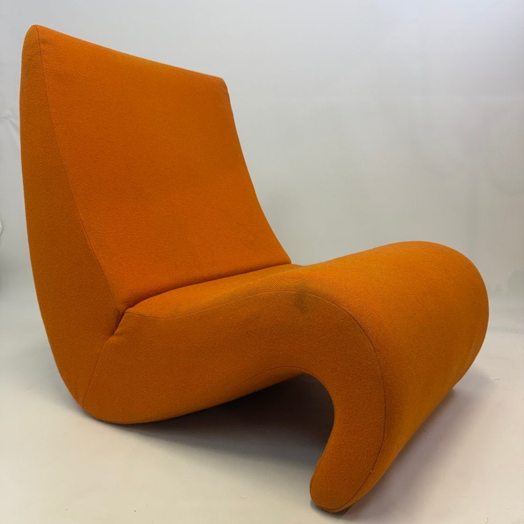 Amoebe loungestoel van Verner Panton voor Vitra, Gebruikt, Eenpersoons, Minder dan 75 cm, Kunststof