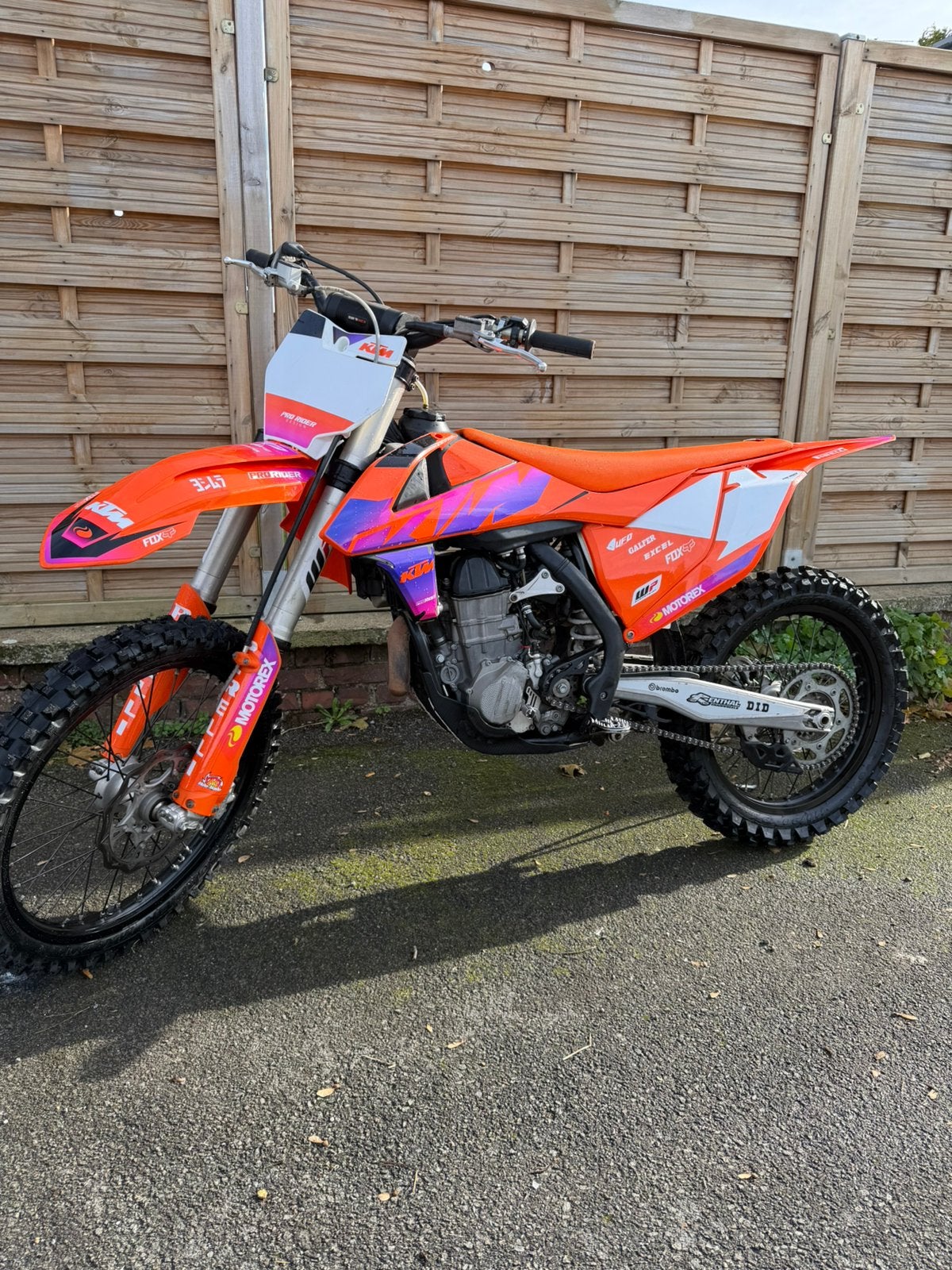 450 SX-F KTM 2017, Ophalen of Verzenden, Zo goed als nieuw
