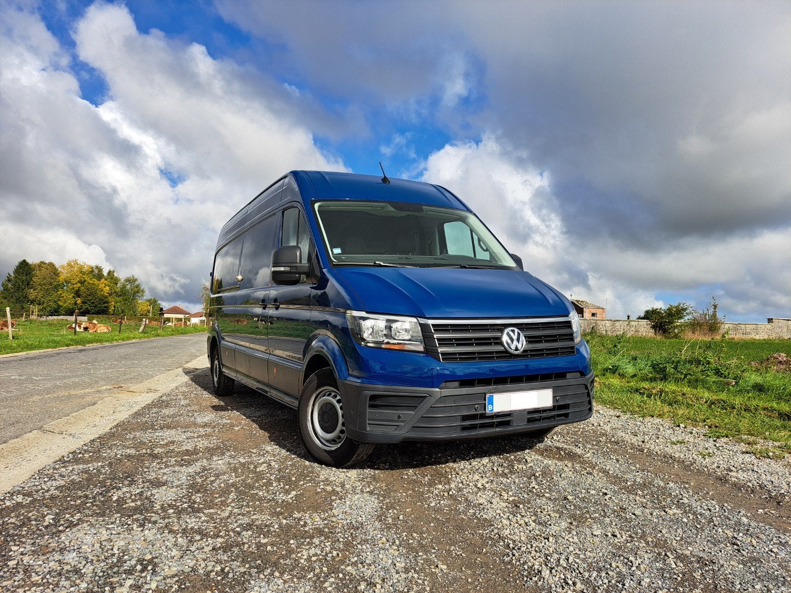 Volkswagen Crafter L4H3, Auto's, Euro 6, 4 cilinders, Leder en Stof, 206 g/km
