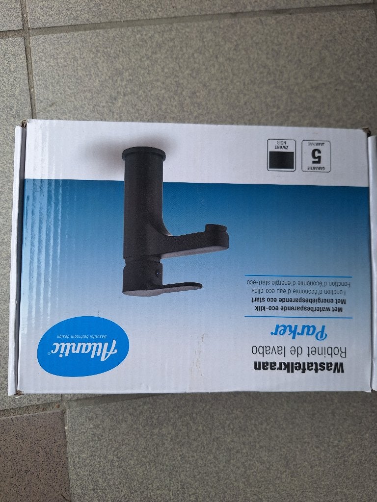 Te koop wastafel kraan atlantic kleur zwart, Bricolage & Construction, Sanitaire, Enlèvement, Neuf, Robinet