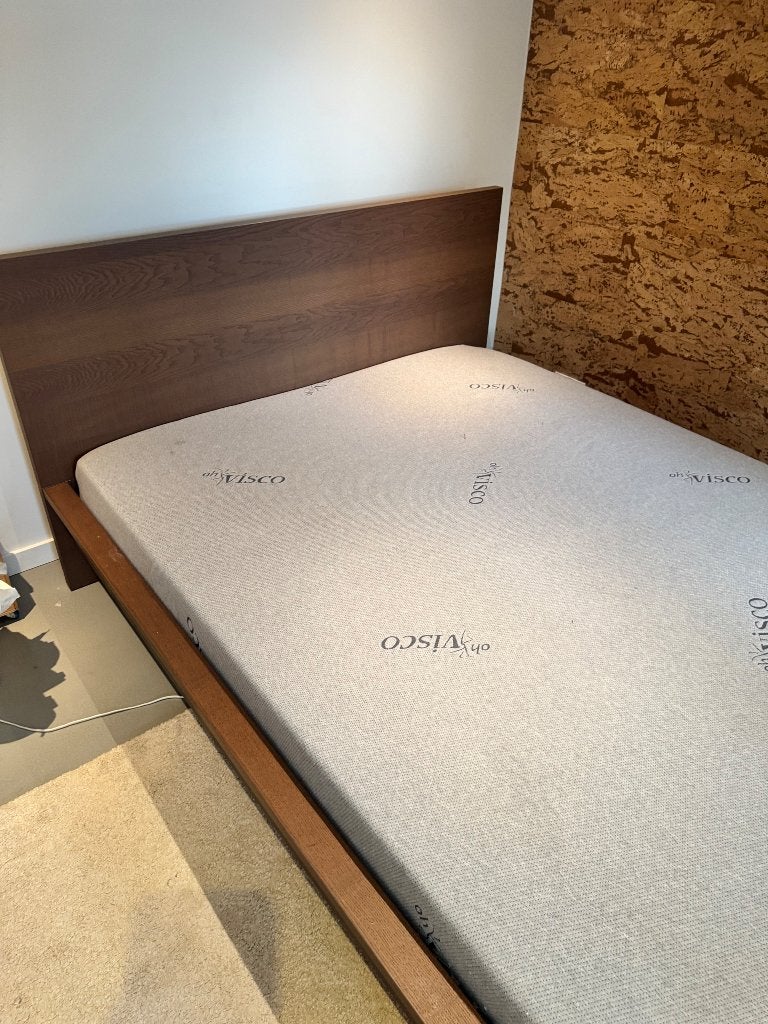 Lit 2 personnes 160X200 avec matelas, Enlèvement, Comme neuf