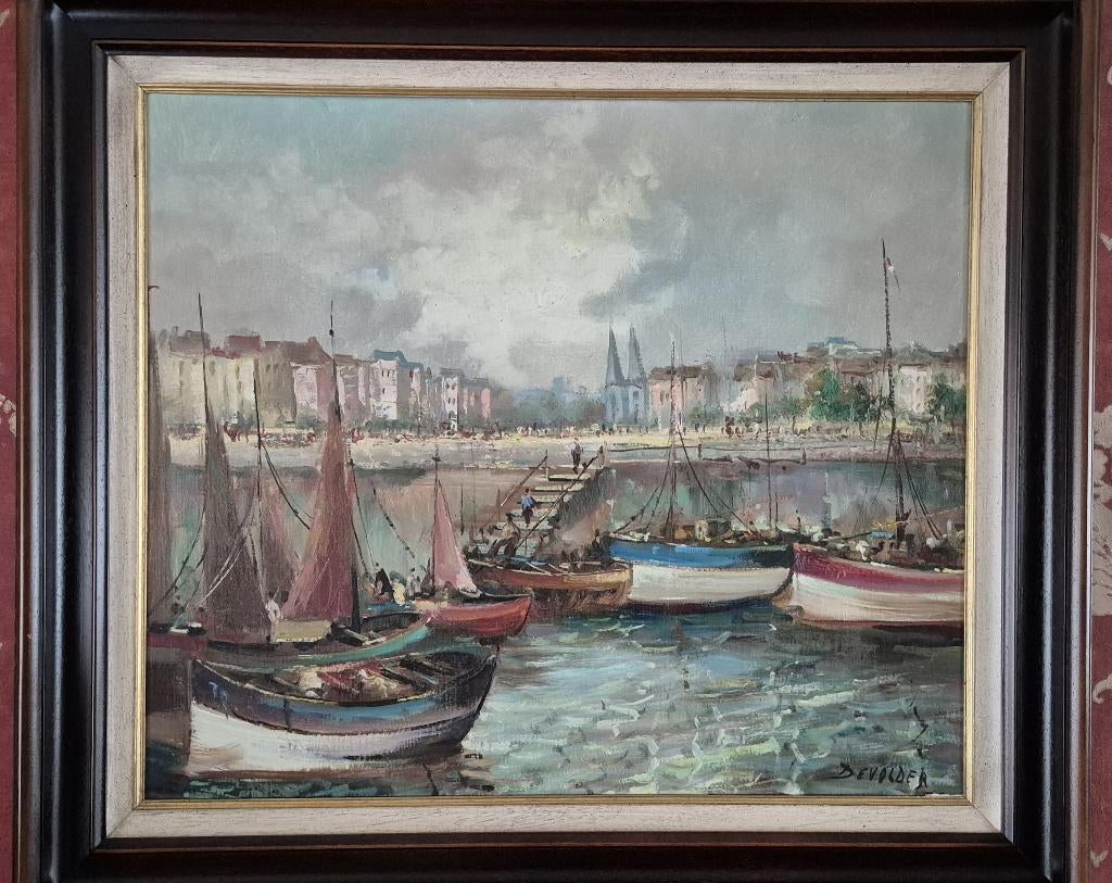 schilderij van "De Volder", Antiek en Kunst, Ophalen
