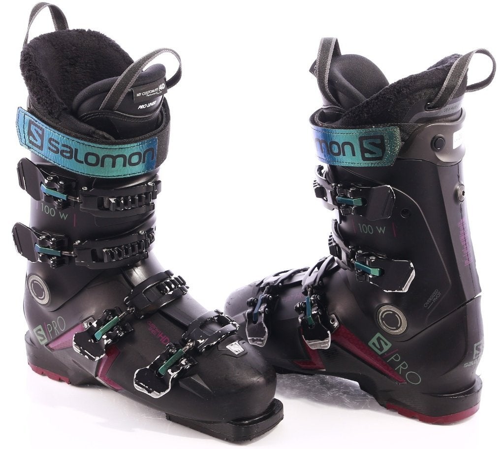 40,5; 41EU dames skischoenen SALOMON S/PRO 100 W, custom, Gebruikt, Verzenden, Schoenen, Salomon