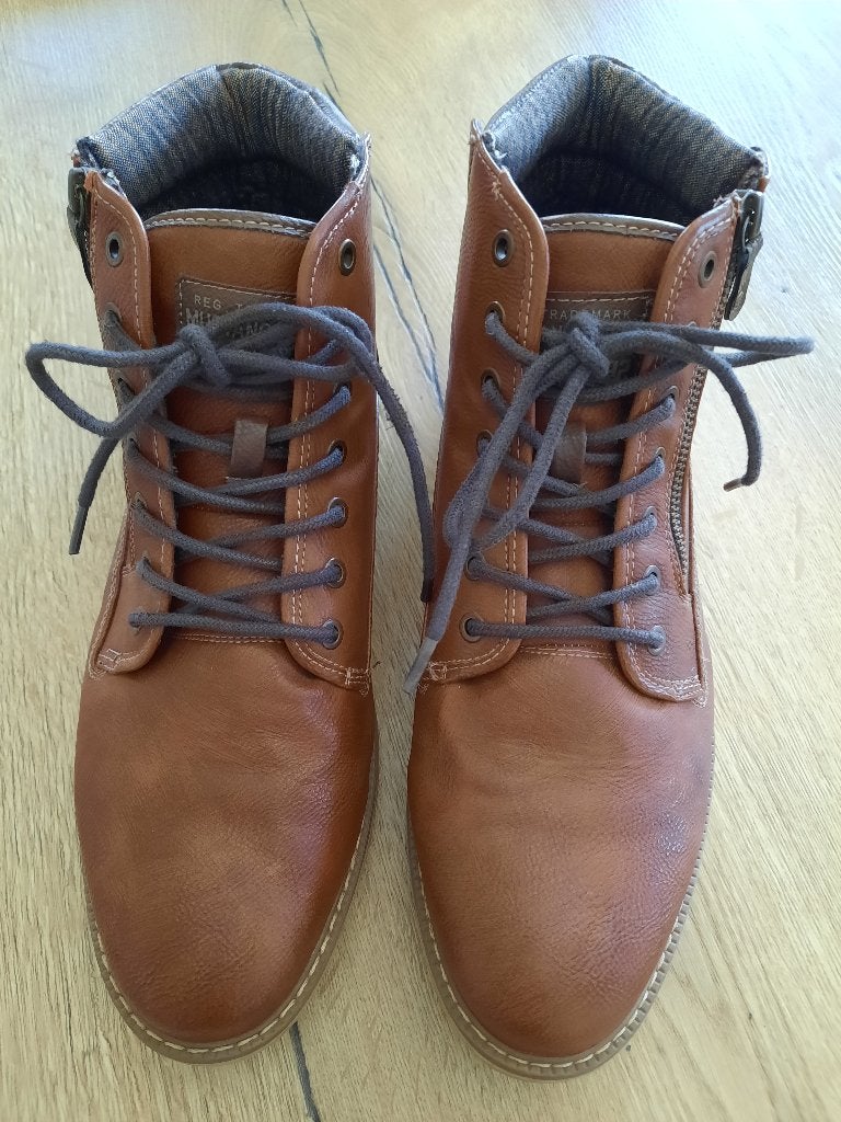 herenschoenen, MUSTANG, maat 45, Vêtements | Hommes, Enlèvement ou Envoi, Chaussures à lacets, Porté, Mustang