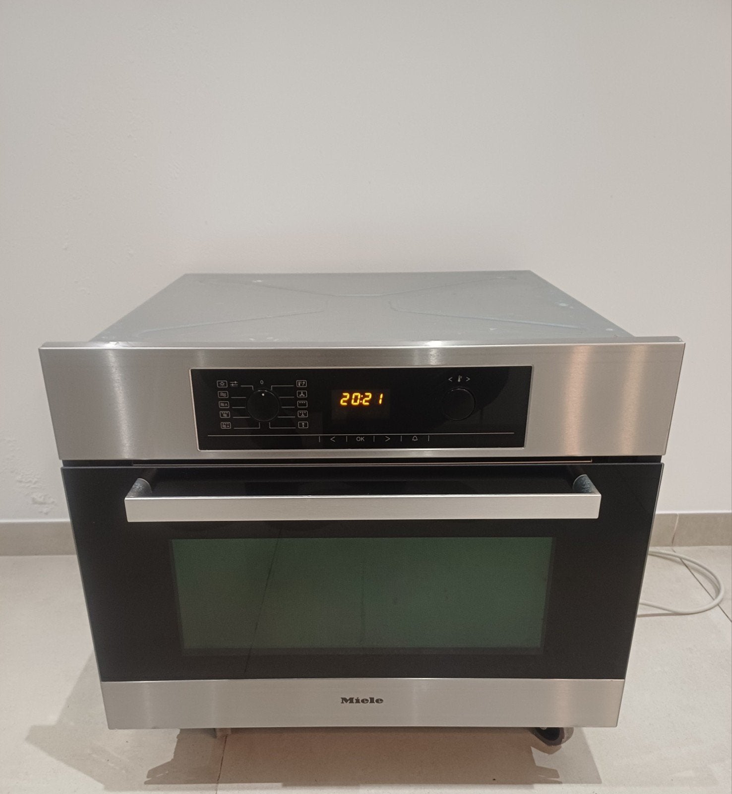Miele combi-magnetronoven 45cm, Electroménager, Encastré, Comme neuf, Enlèvement, Miele
