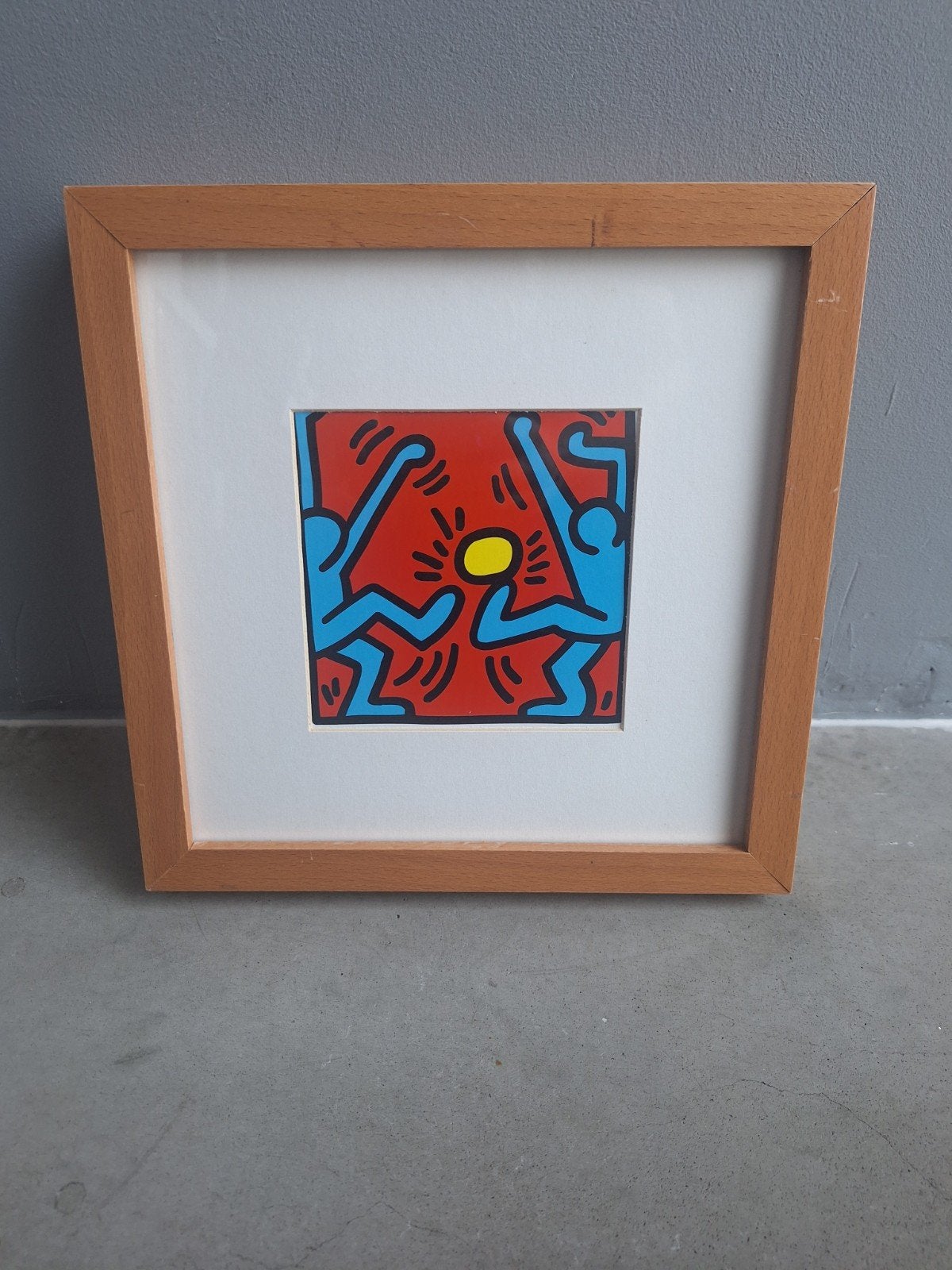 Zeefdruk - Keith Haring, Ophalen of Verzenden, Zeefdruk