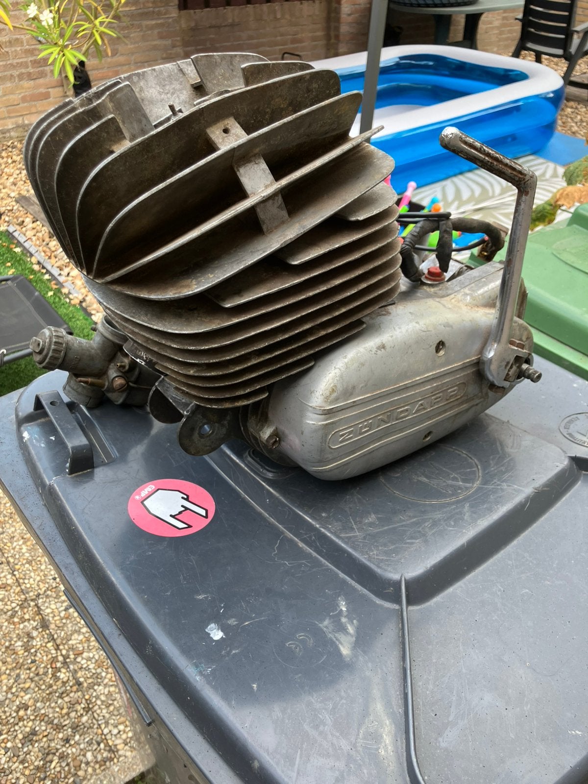 Zündapp 125 motorblok, Ophalen, Gebruikt, Blok