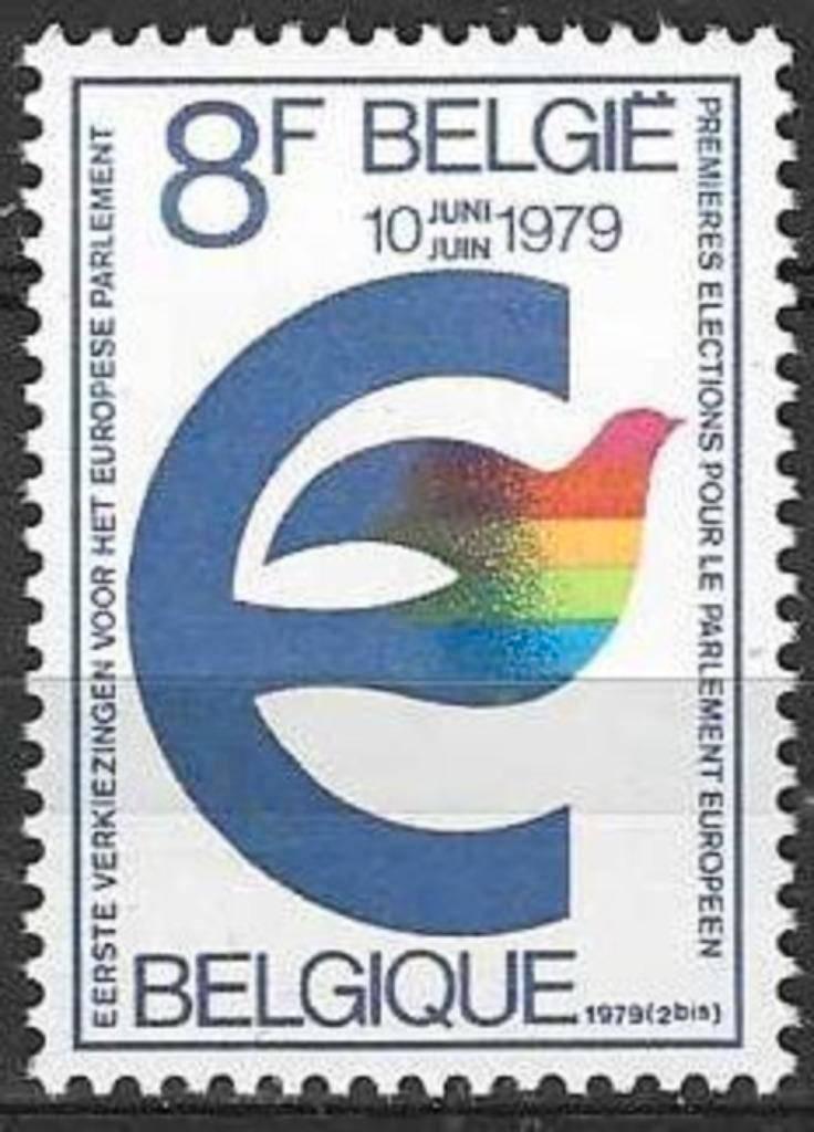 Belgie 1979 - Yvert 1919 /OBP 1924 - Verkiezingen Europa(PF), Verzenden, Postfris, Postfris, Europa
