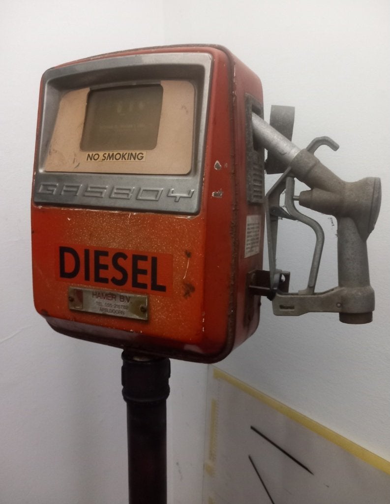 Oude benzinepomp,Merk: Gasboy, Collections, Enlèvement, Utilisé