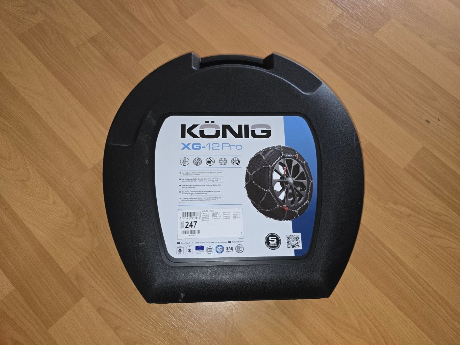 Chaînes à neige König XG-12 Pro Taille 247 - NEUVES (SUV, Ca, Enlèvement ou Envoi, Neuf