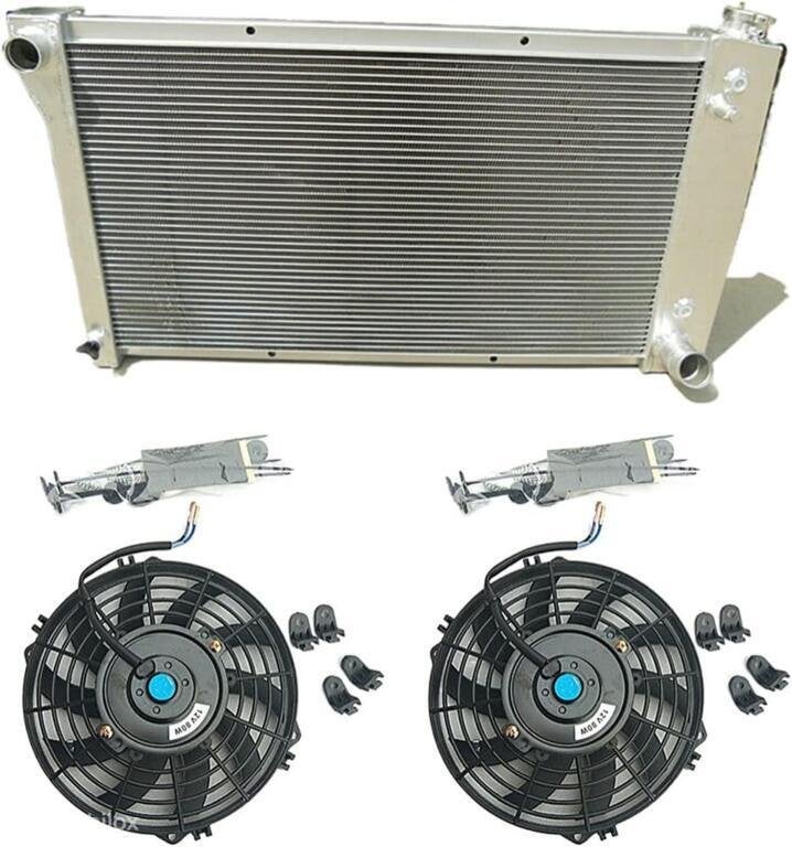 Radiateur+fans 67-72 Chevy C10 C/K C10 C20 C30 Pick up Truck, Nieuw, Ophalen of Verzenden