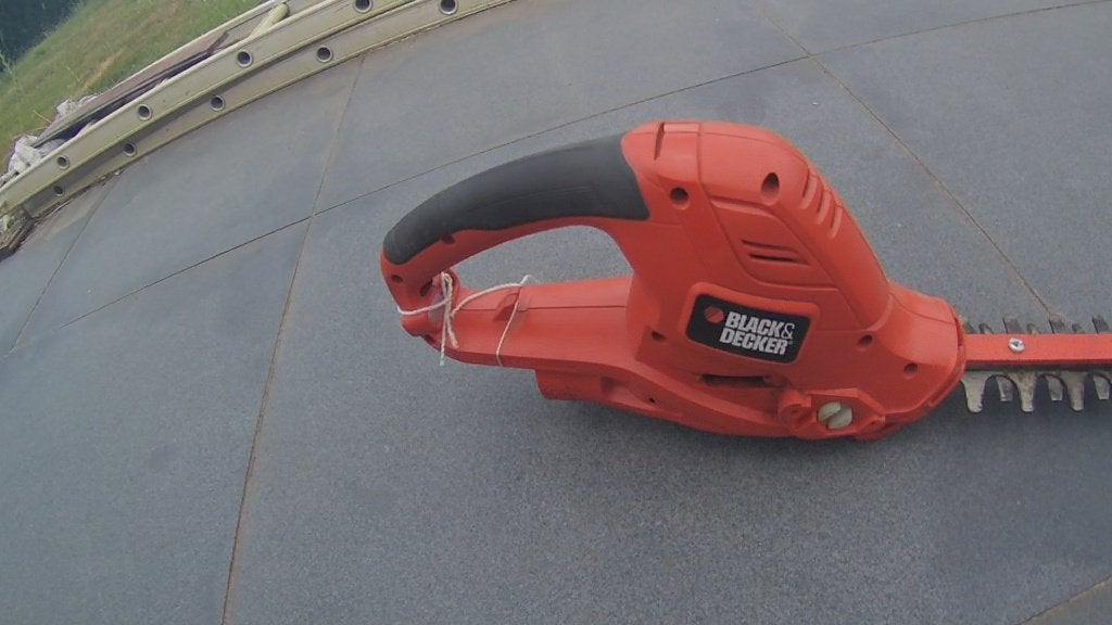 haagschaar, Tuin en Terras, Ophalen, Gebruikt, Elektrisch, Black&decker