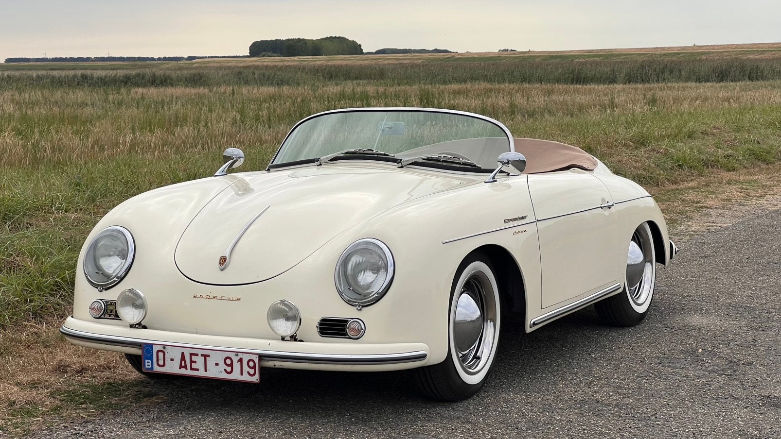 Porsche 356 A speedster replica perfecte staat, Cuir, Achat, Beige, Porsche
