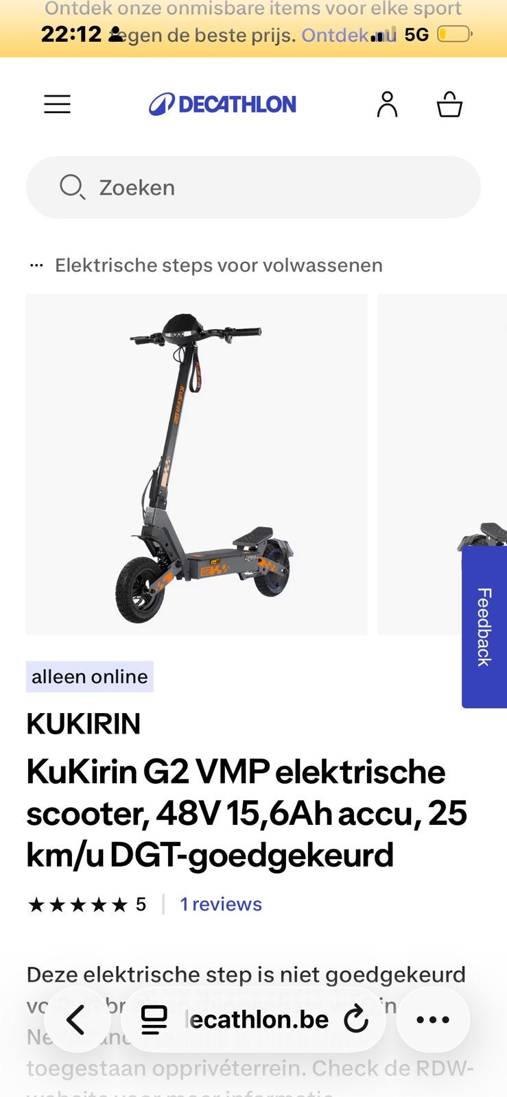 Gezocht kukurin g2, Vélos & Vélomoteurs, Trottinettes, Enlèvement, Comme neuf