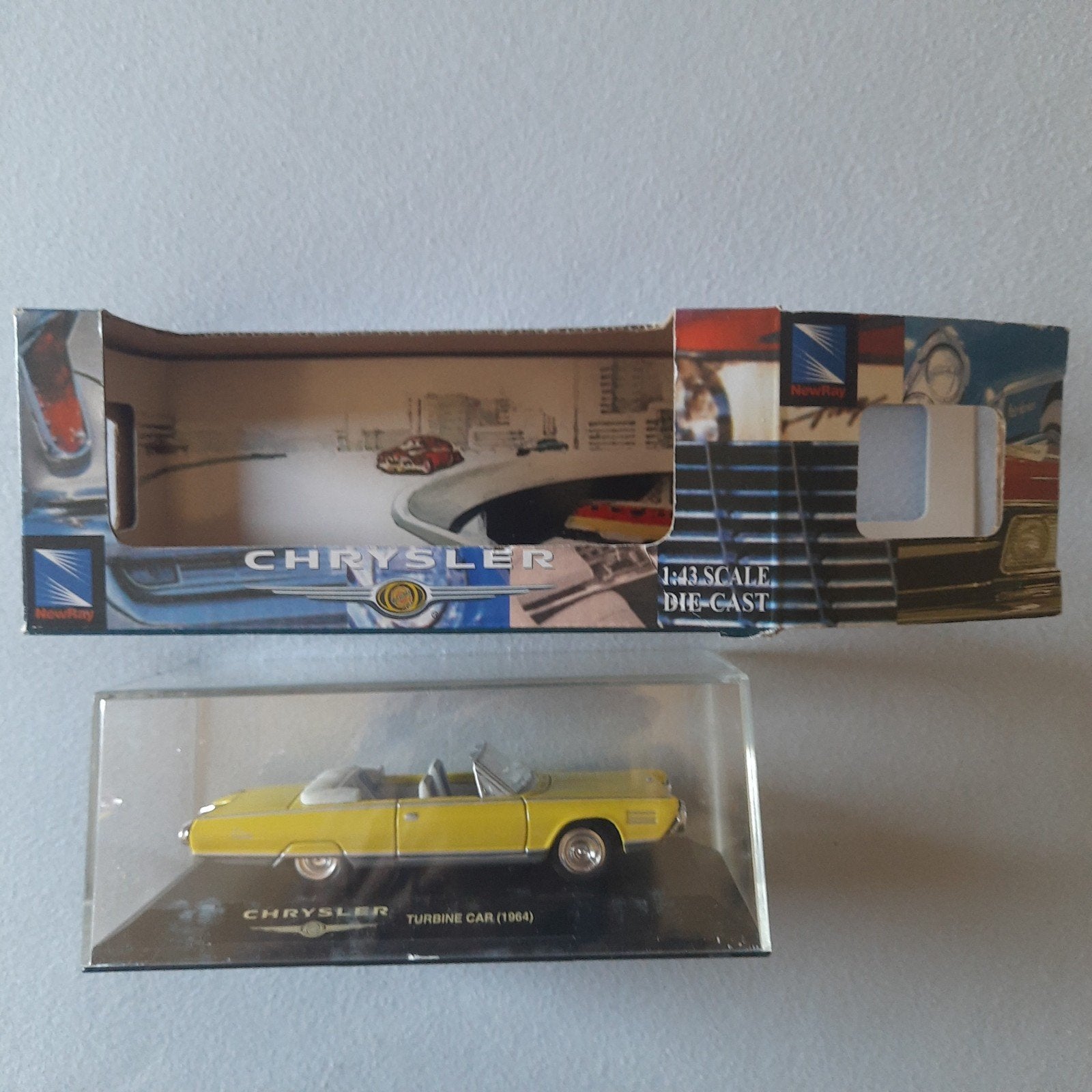 NEW RAY 1:43 * VOITURE À TURBINE CHRYSLER 1964 *NEUVE* NEUVE, Hobby & Loisirs créatifs, Voitures miniatures | 1:43, Enlèvement
