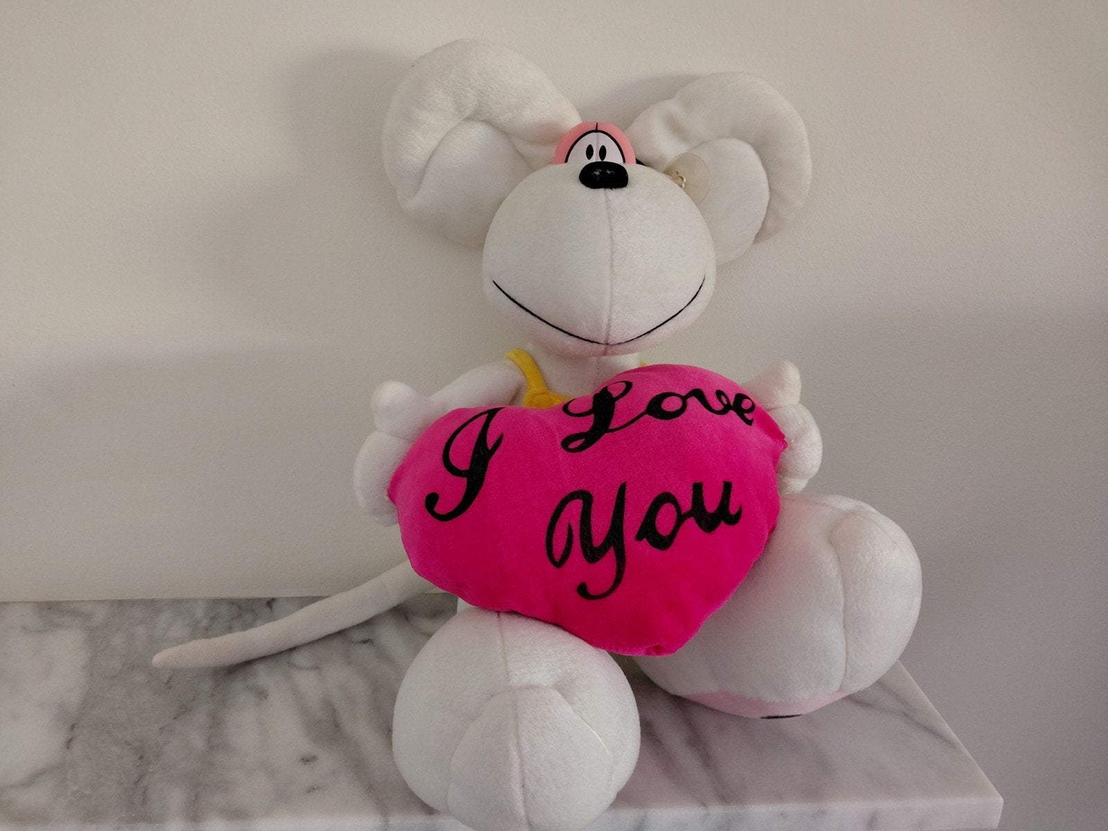 Didl-knuffel, Enfants & Bébés, Jouets | Peluches, Souris, Enlèvement ou Envoi, Avec vêtements ou accessoires, Blanc
