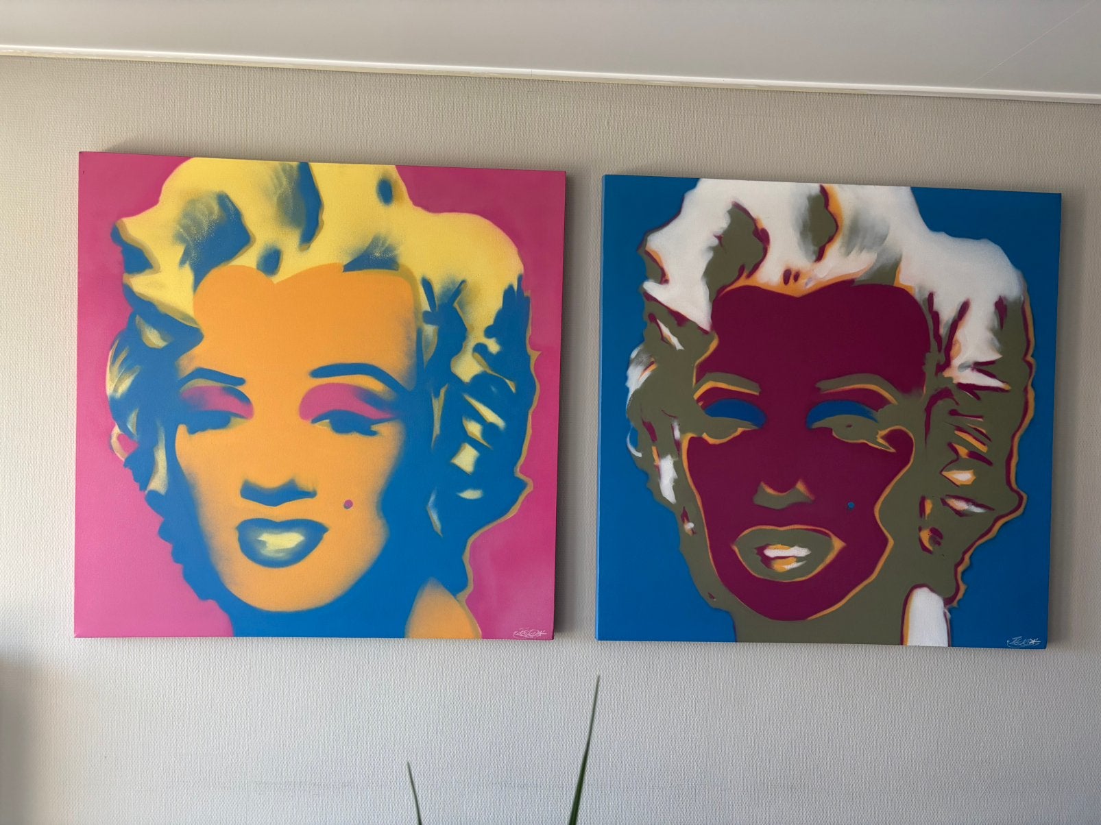Schilderijen naar werk marilyn monroe, Enlèvement