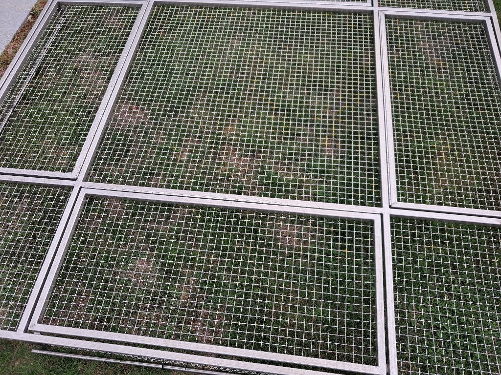 inox raam voor bescherming  visvijvertje tegen reigers, Ophalen, Gebruikt, Inox, Overige typen