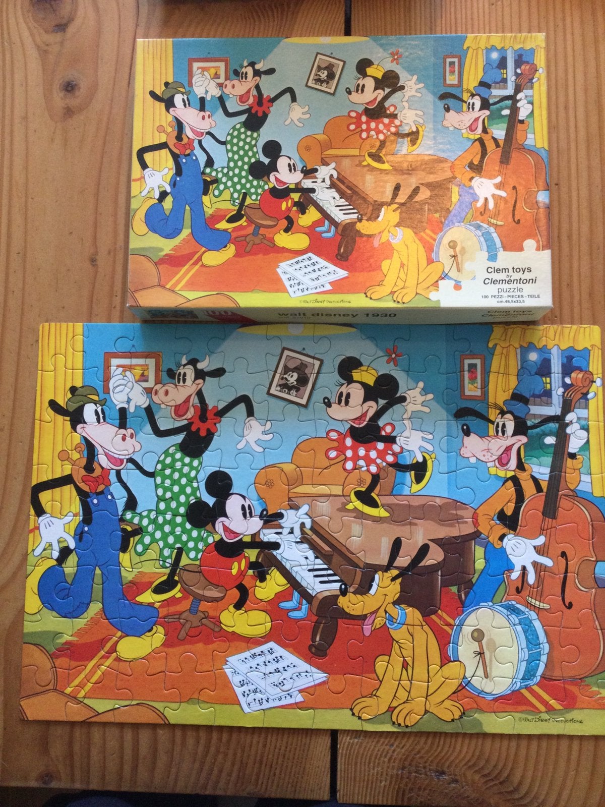 Puzzel Walt Disney 1930 100 stukjes Clememtoni, Ophalen, Gebruikt