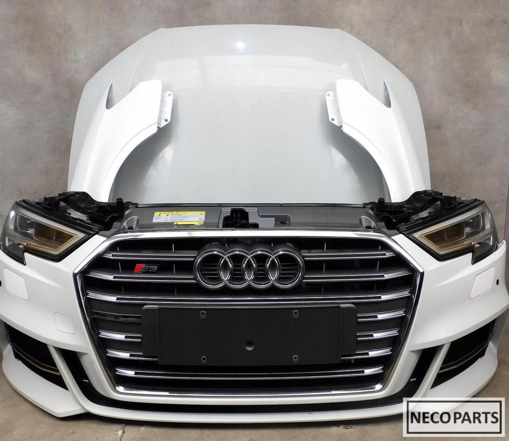 AUDI A3 S3 8V SEDAN S-LINE FACELIFT 8V5 VOORKOP COMPLEET, Arrière, -, Haillon arrière, Audi