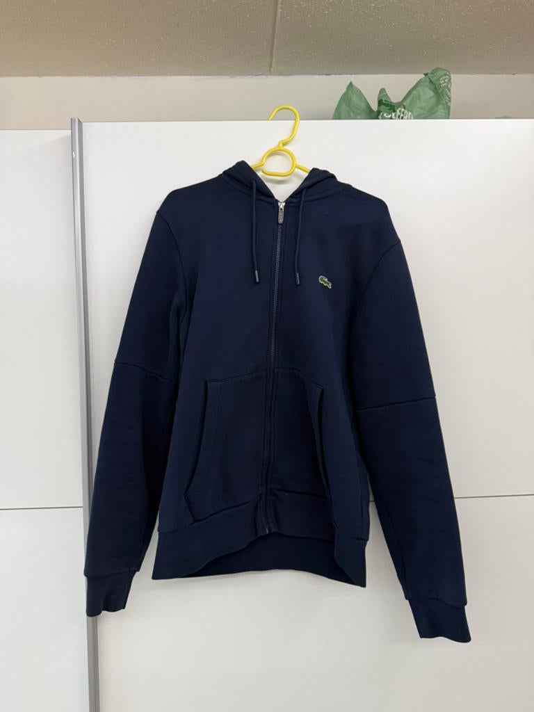 Swezt zippé Lacoste, Vêtements | Hommes, Enlèvement ou Envoi, Comme neuf, Taille 48/50 (M), Bleu