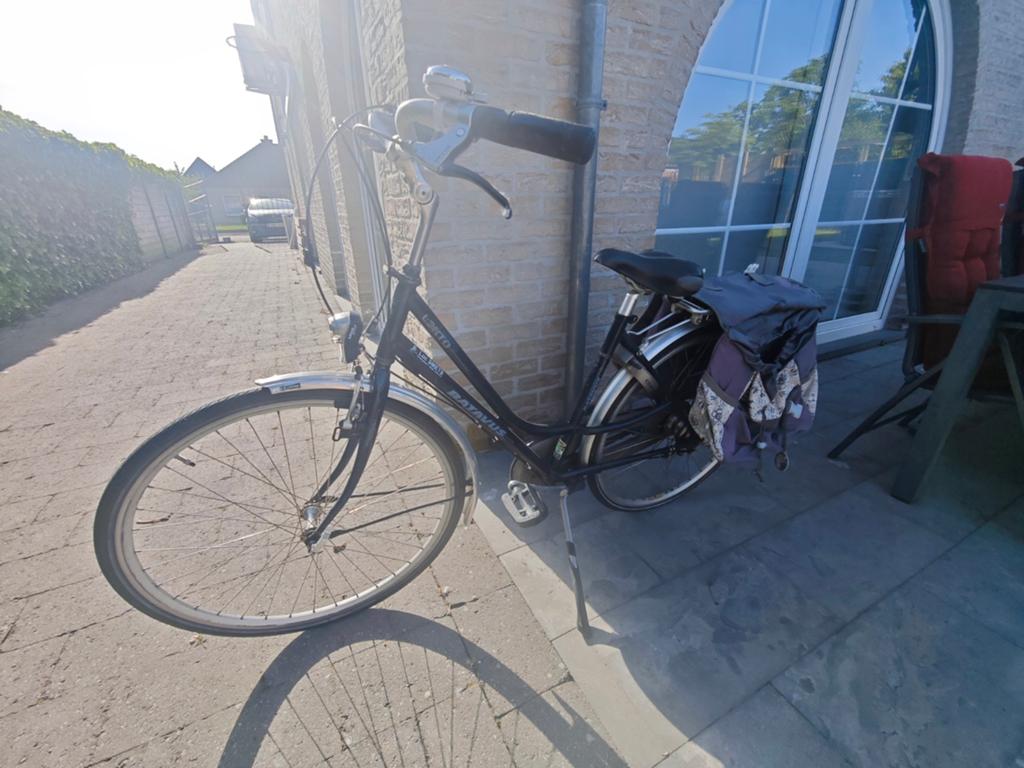 vrouwenfiets te koop, Ophalen