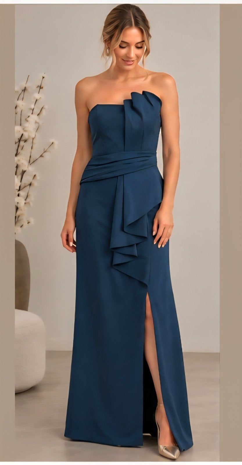 SistaGlam Galajurk Maat 36 - In bijna Nieuwstaat!, Kleding | Dames, Galajurk, Blauw, SistaGlam, Ophalen of Verzenden
