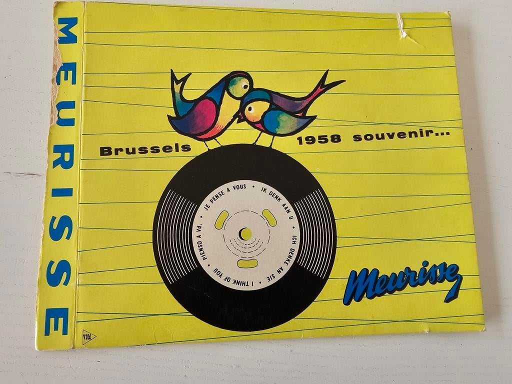 Disque phonographique en chocolat Meurisse Expo 58, Enlèvement ou Envoi