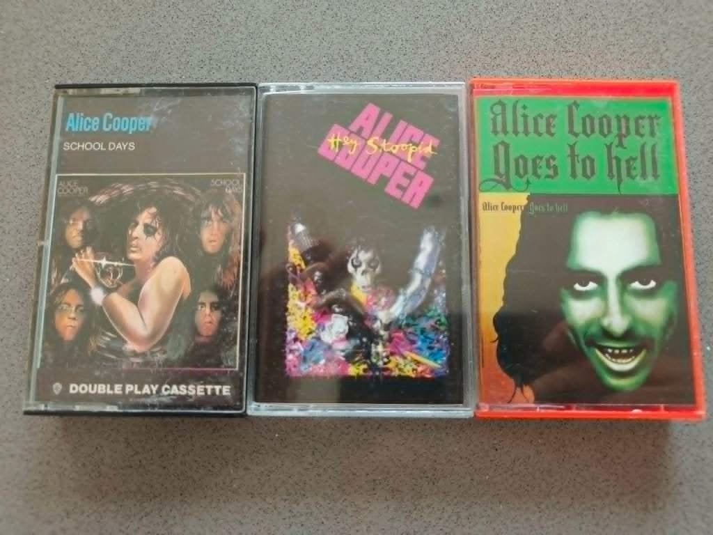 Alice cooper ., Cd's en Dvd's, Cassettebandjes, Gebruikt, 2 t/m 25 bandjes, Ophalen of Verzenden, Origineel