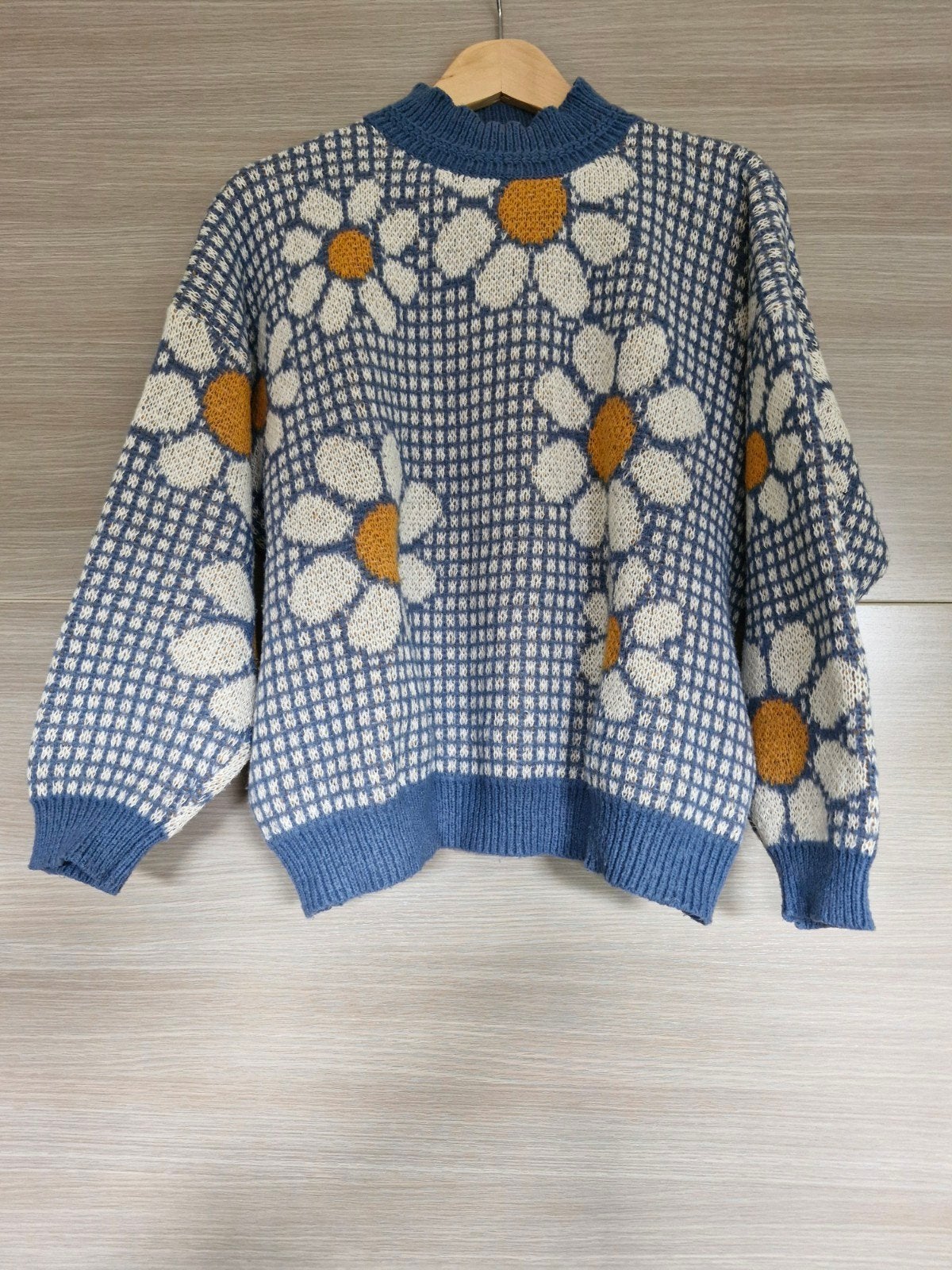 Dikke winter trui met bloemen,maat XL, Taille 46/48 (XL) ou plus grande, Enlèvement ou Envoi, Shein, Multicolore