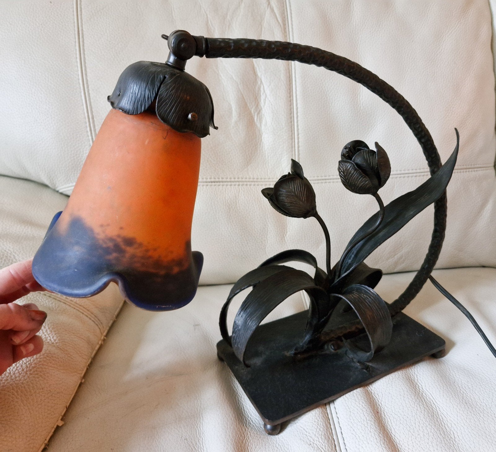 Art Deco François Carion & Muller smeedijzer
Art Deco smeed, Enlèvement