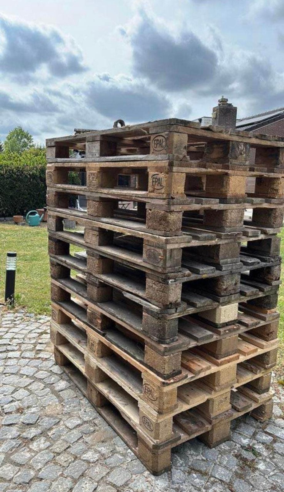Europallets, Ophalen, Gebruikt, Pallet
