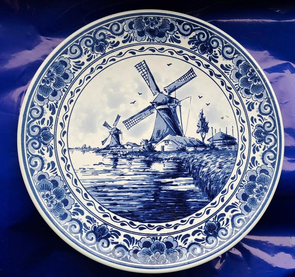 Delfts blauw bord, Ophalen