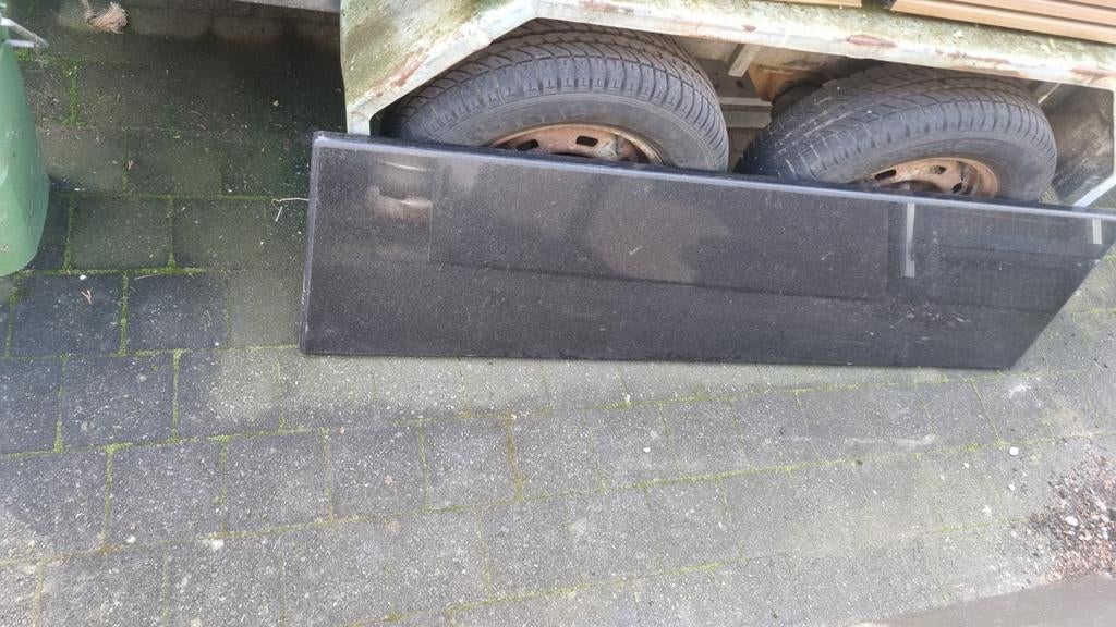 stuk zwarte graniet, Ophalen, Graniet