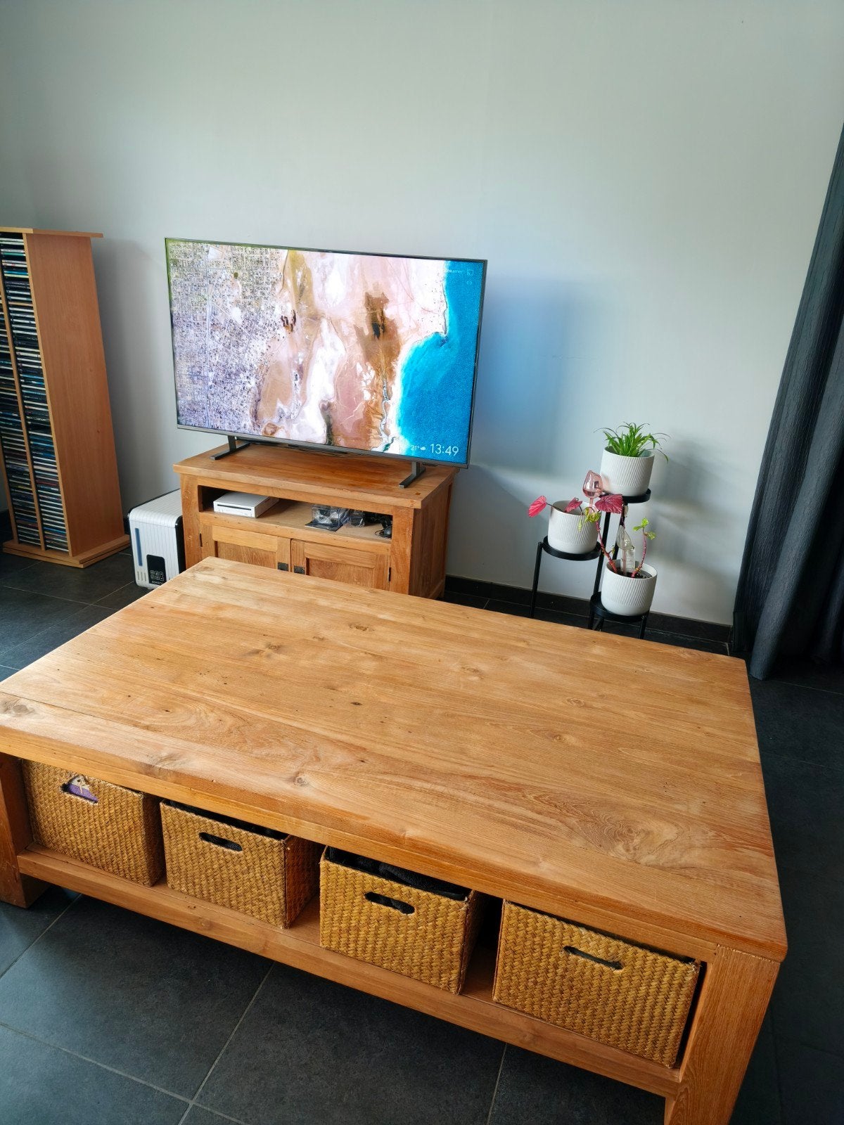 Teaken salontafel en TV meubel, Enlèvement