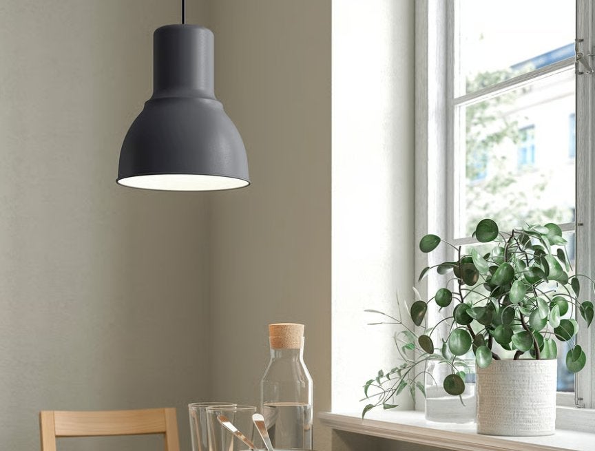 HEKTAR hanglampen IKEA 38 cm - NIEUW, Maison & Meubles, Lampes | Suspensions, Enlèvement, Neuf, Métal, E27 (grand)