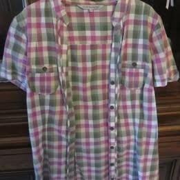 chemise à carreaux à manches courtes pour femmes taille M, Vêtements | Femmes, Manches courtes, Taille 38/40 (M), Enlèvement ou Envoi