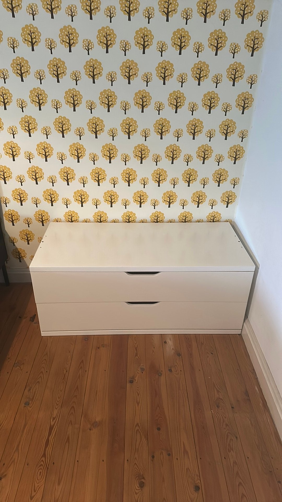 ladenkast wit met 2 schuiven (2 stuks), Kinderen en Baby's, Kinderkamer | Overige Meubels, Ophalen, Gebruikt, Commode