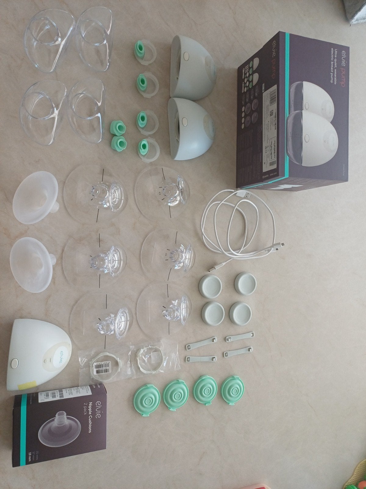 elvie dubbele handsfree kolf, Kinderen en Baby's, Babyvoeding en Toebehoren, Ophalen, Handsfree, Elvie