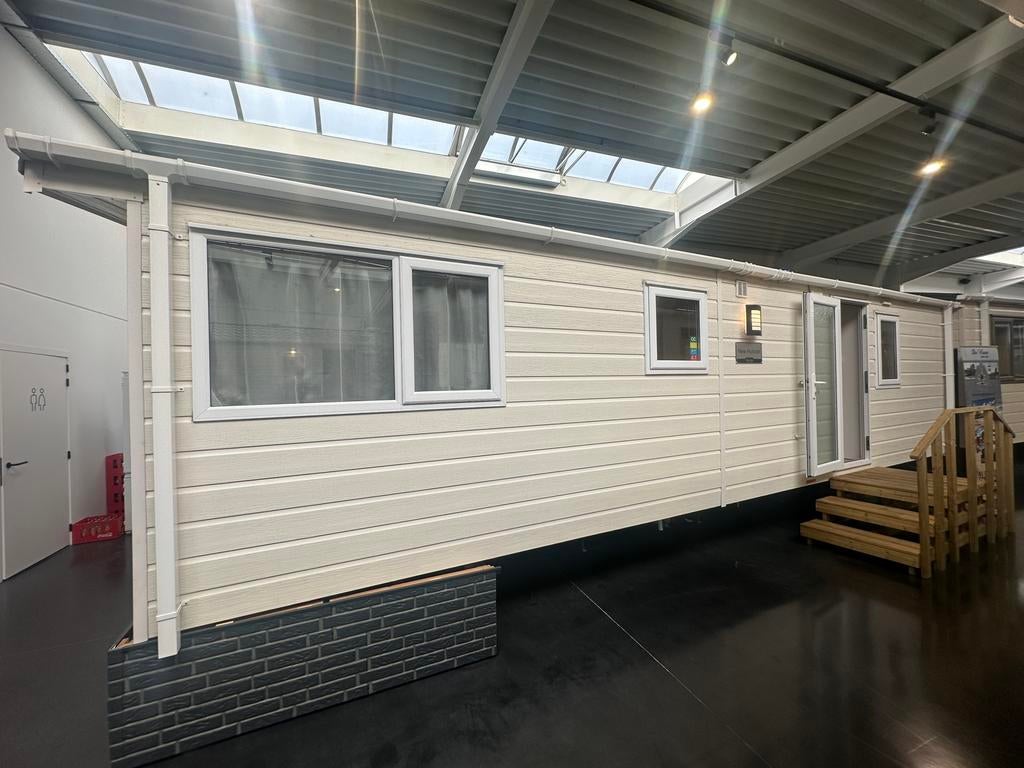 STOCK POPULAIRE NEW HORIZON 900x370/2@SHOWROOM MIDDELKERKE, Caravans en Kamperen, Stacaravans, Tot en met 6